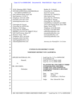 Case 3:17-Cv-04990-EMC Document 81 Filed 03/01/18 Page 1 of 46