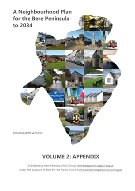 A Neighbourhood Plan for the Bere Peninsula to 2034 VOLUME 2: APPENDIX