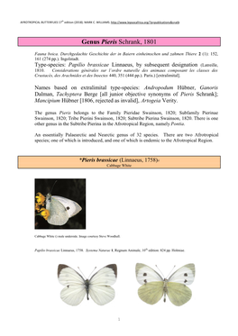 269 Genus Pieris Schrank