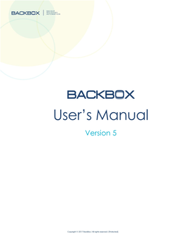 User's Manual