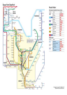 Buses from Deptford