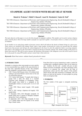 Recent Trends in Engineering and Technology (NCRTER-16)