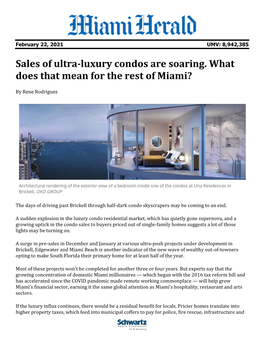 Sales of Ultra-Luxury Condos Are Soaring. What Does That Mean for the Rest of Miami?