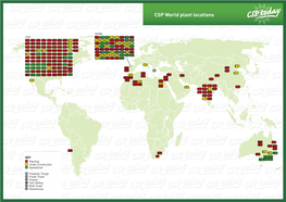 CSP World Plant Locations