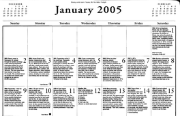 2005 Weather Trivia Calendar