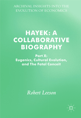 Hayek: a Collaborative Biography