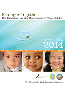 Stronger Together: New Champions, Growing Opportunities for Young Children