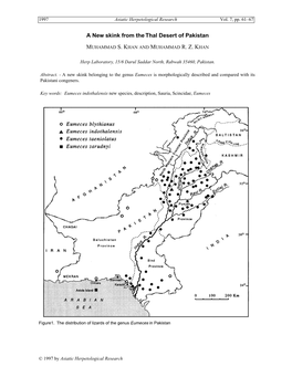 And Khan, M.R.Z. Khan, 1997. a New Skink from the Thal Desert Of