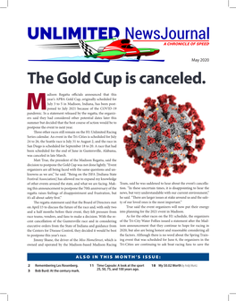 The Gold Cup Is Canceled