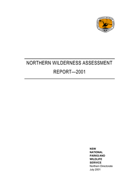 Northern Wilderness Assessment Report 2001