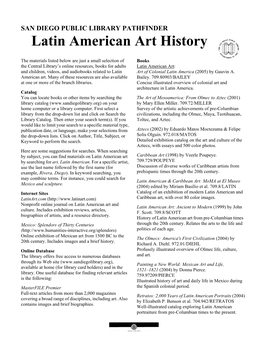 Latin American Art History