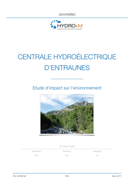 Centrale Hydroélectrique D'entraunes