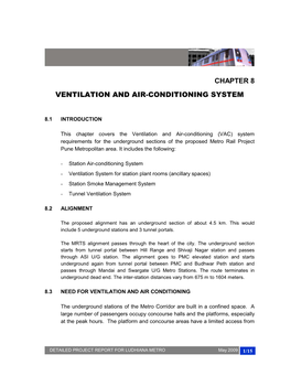 Chapter 8 Ventilation and Air-Conditioning System