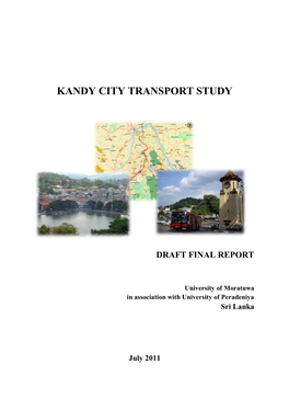 Kandy City Transport Study