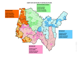 Carte Des Secteurs Et Interlocuteurs Secteur Bourg & Agglo