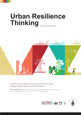 Urban Resilience Thinkingfor Municipalities