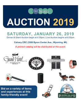 Belong Auction 2019 Final Online Catalog