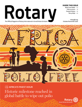 Polio Survivors 16 Passport Rotary 32 Mercy Ships 40
