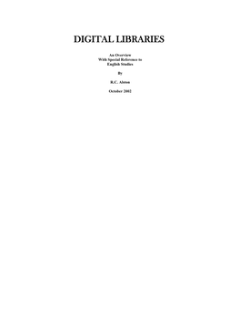 Digital Libraries