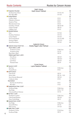 Routes by Canyon Access