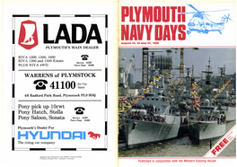 1986 Plymouth Navy Days Programme