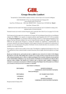 Groupe Bruxelles Lambert