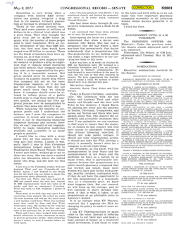 Congressional Record—Senate S2801