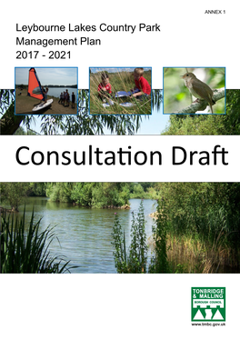 Leybourne Lakes Country Park Management Plan 2017 - 2021