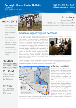 Liberia United Nations in Liberia Issue 02 |01-16 Feb 2012