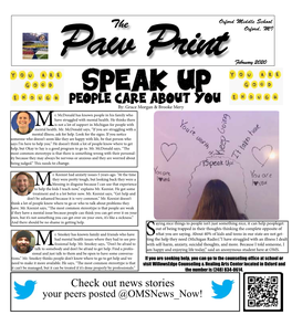 Check out News Stories Your Peers Posted @Omsnews Now! Page 2 Student Life February 2020