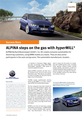 Automotive: ALPINA