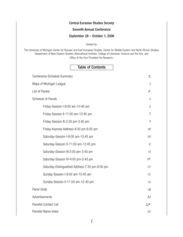 2006 CESS Final Program