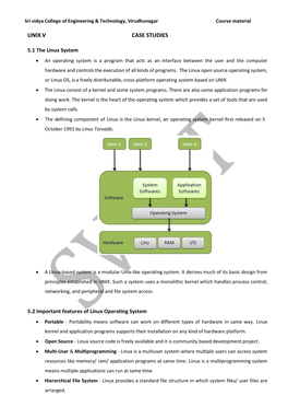 Unix V Case Studies