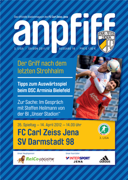 FC Carl Zeiss Jena SV Darmstadt 98
