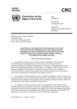 Convention on the Rights of the Child