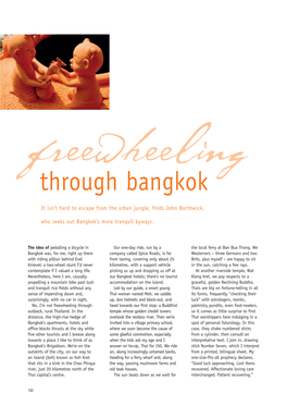 Freewheeling Through Bangkok