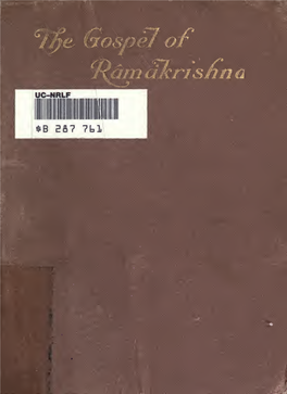 The Gospel of Rmakrishna