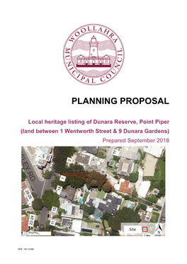 Planning Proposal