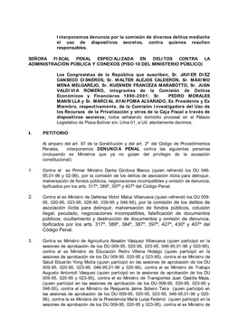 2. Asociación Ilícita Para Delinquir, Malversación De Fondos Públicos