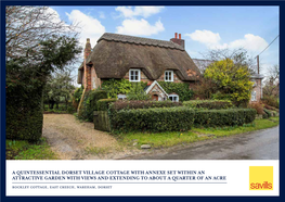 A Quintessential Dorset Village Cottage With