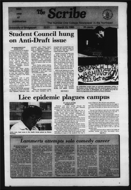 Lice Epidemic Plagues Campus Student Council Hung on Anti-Draft Issue