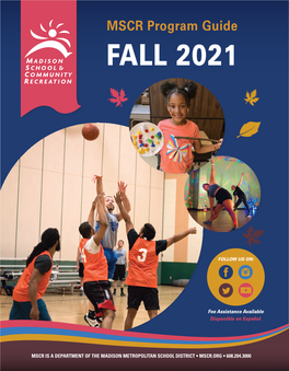 MSCR Program Guide FALL 2021