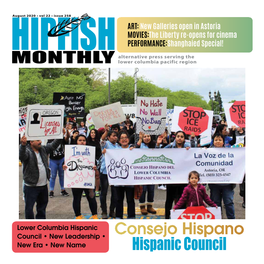 Hispanic Council • New Leadership • Consejo Hispano New Era • New Name Hispanic Council THEATRE KALA