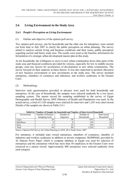 2.6 Living Environment in the Study Area