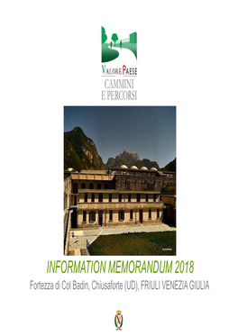 Information Memorandum 2018