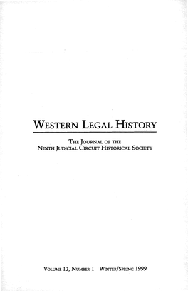 Western Legal History