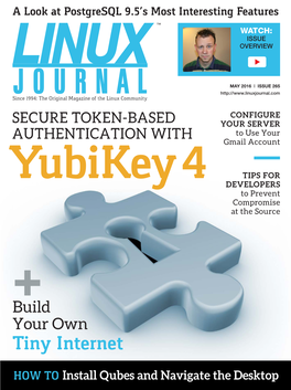 Linux Journal | May 2016 | Issue