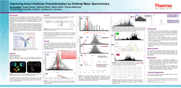 Improving Intact Antibody Characterization by Orbitrap Mass