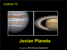 Jovian Planets