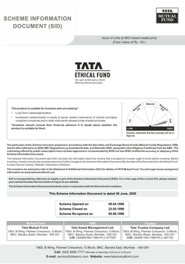 Tata Ethical Fund